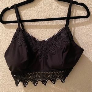 Black bralette
